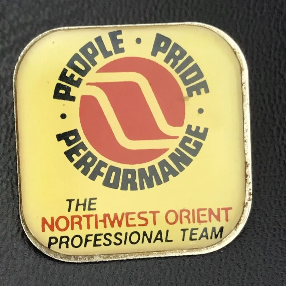 People Pride Performance Pin The Northwest Orient Professional Team Airlines